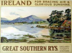 Walter Till Ireland Great Southern Railways vintage poster